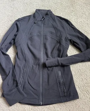 lululemon athletica Black Full-Zip Utility Jacket thumbnail 1