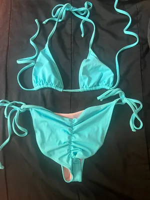 Doll Swimwear Bikini Set Blue thumbnail 1