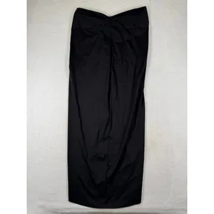 SKIMS Swim Twist Front Skirt Onyx Black‎ Plus Size 3X Faux Wrap Cover Up Skirt thumbnail 8