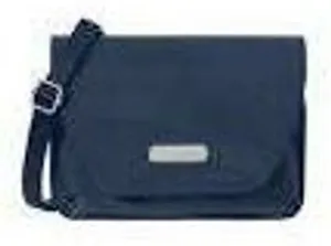 Baggallini Pacific Petite Crossbody Bag Navy Nylon Travel Belt Bag Adjustable thumbnail 1