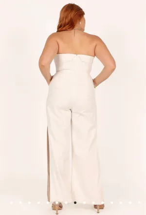 Runaway The Label Tahari Jumpsuit - White thumbnail 5