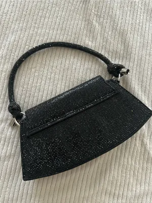 Vintage Black Sparkle Evening Top thumbnail 2