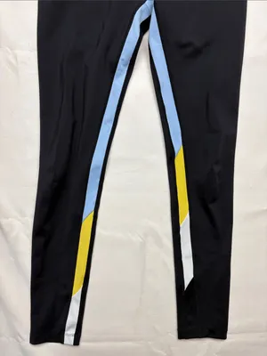 Splits 59 large iselin techflex Black Leggings with Blue, Yellow & White Accent thumbnail 4