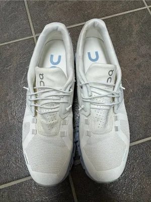 ON Running Womens Cloud 5 Gym Shoes Sneakers Trainers Chambray Blue White 10 thumbnail 13