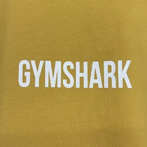 Gymshark Long Sleeve Crop Top Sweatshirt Mustard Yellow Women’s Size Medium thumbnail 2