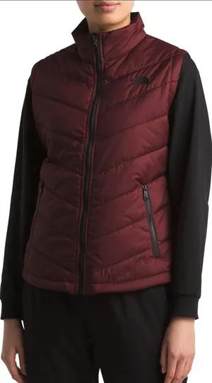 The North Face‎ Tamburello 2 Burgundy Vest Women's Size Medium thumbnail 1