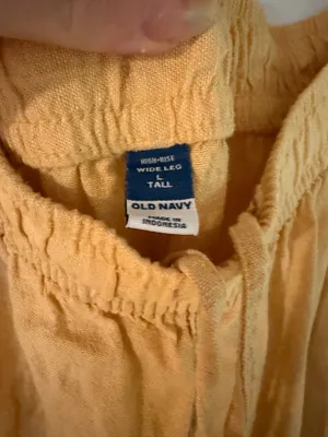 Old Navy Wide-Leg Linen Pants thumbnail 3