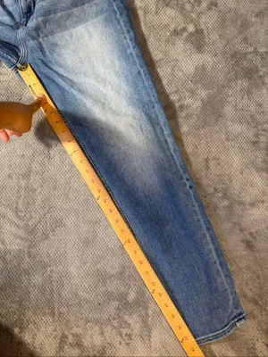 VIGOSS Thompson Tomboy Jeans Sz 31 Light Wash Slim Straight Leg Mid Rise Stretch thumbnail 6