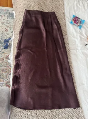 Aritzia Babaton Satin Skirt Slip Midi thumbnail 1