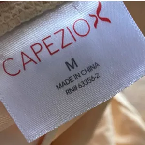 Capezio Nude Leotard Clear Straps Tan Bodysuit Gymnastics Dance Sz Medium thumbnail 7