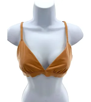 OEAK Wireless Seamless Everyday Lounge Comfort Bra Plunge V Neck Size M NWT thumbnail 1
