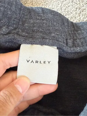 Varley Women’s Lincoln Pant Classic Sweat Jogger Pants in Black Marl M thumbnail 9