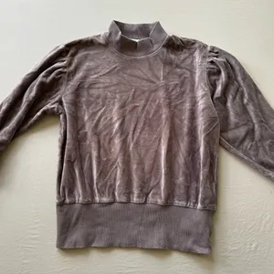 Kin Kin Velour Mock Neck Sweatshirt thumbnail 2
