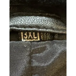 Women's Double Breasted‎ Style Black Leather Jacket BlazerMetro Witchy Size undefined thumbnail 9