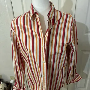 Abercrombie & Fitch Striped Cotton Long Sleeve Button-Up Shirt Size S Men’s thumbnail 2
