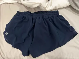 Navy Lululemon Hotty Hot Shorts 2.5" Low-Rise thumbnail 2