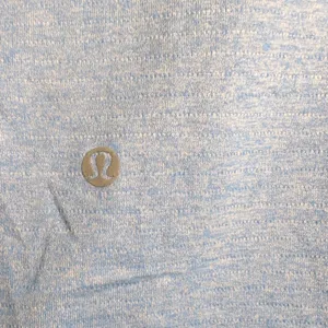 Lululemon Blue Heather Crew Neck Raglan Sleeves Athletic T-Shirt L (est) thumbnail 3
