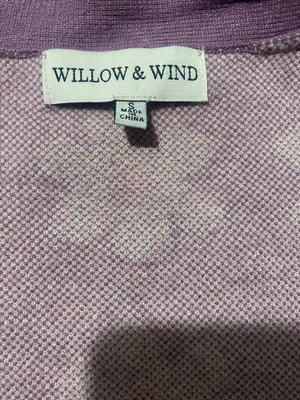 Willow wind floral cardigan size small Purple thumbnail 3