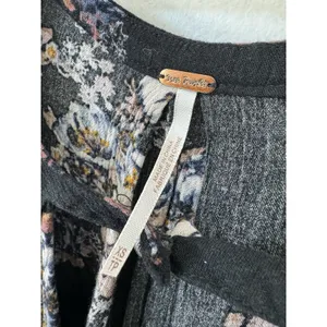 FREE PEOPLE Boho Floral Sleeveless Swing Tunic Dress w/ Pockets XS thumbnail 5