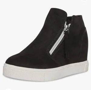 Steve Madden Suede Platform Sneakers thumbnail 1