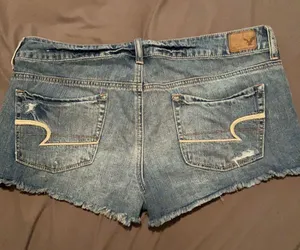 American Eagle Distressed Jean Shorts thumbnail 2