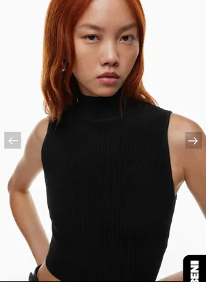 Babaton Aritzia Sculpt Knit Top thumbnail 1