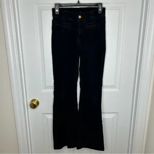 7 For All Mankind Black and Burgundy Corduroy Pants‎ Size 24 thumbnail 10