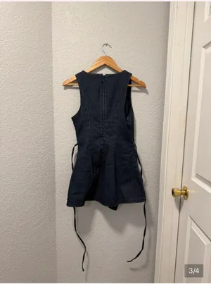 Princess Polly Ainsleigh Denim Romper thumbnail 4