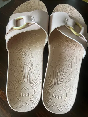 Reef Vista Cruz Light Blush Pink Slide Sandals Size 9 Cushioned Comfort Beach thumbnail 8
