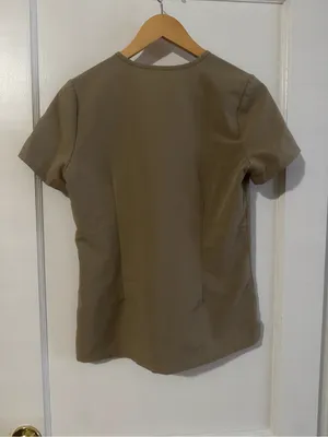 FIGS Catarina scrub top latte thumbnail 2