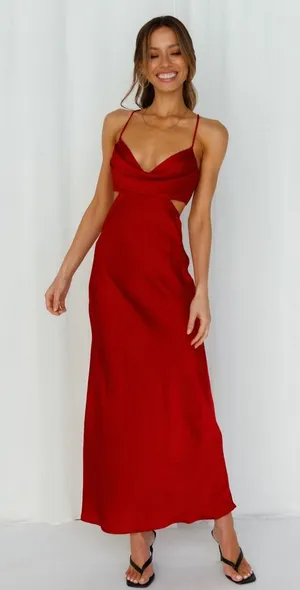 Hello Molly Angels In America Midi Dress in Wine Size 2 New with tag thumbnail 1