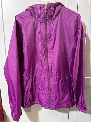 Columbia Women's XL Lightweight Purple Nylon Windbreaker thumbnail 1