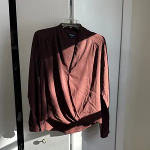 Bebe brown blouse thumbnail 2