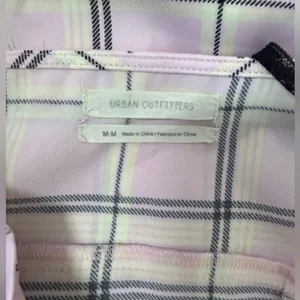 Urban Outfitters Cher Maxi Slip Dress M • Pink Plaid • Lace Straps • Y2K Grunge thumbnail 13