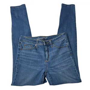 Universal Thread Jeans High Rise Skinny Stretch Medium Wash Size 6 28R thumbnail 3