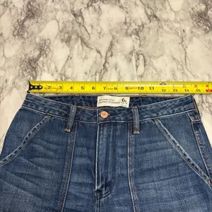 Abercrombie Fitch Stovepipe Jean Womens 28 / 6 Cropped Released Hem Wide Leg Y2K thumbnail 5