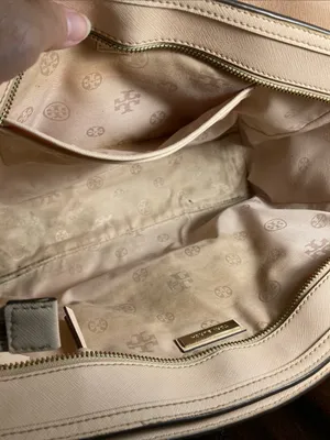 Tory Burch Robinson Large Pale Leather Satchel with Detachable Strap thumbnail 11