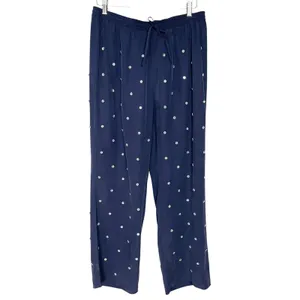 Hill House Pants Navy Jewl Jammie Sparkly Women Size Large Party‎ Embellished thumbnail 4