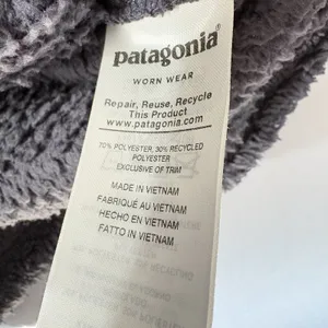 Patagonia Womens‎ Purple/Plum Quarter Zip Sherpa Fleece Activewear Small thumbnail 10