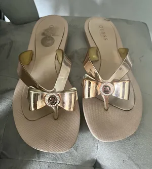 Rose Gold Guess Bow Flip-Flops thumbnail 1