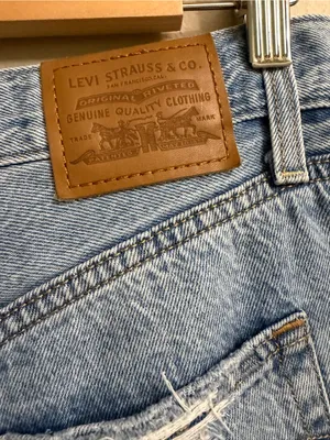 Levi's Ribcage Light Wash Distressed Wide-Leg Jeans Size 24 thumbnail 10