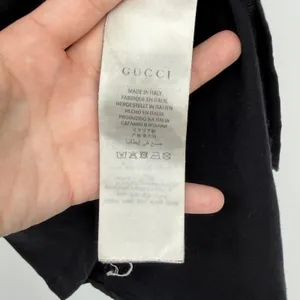 Gucci Black Guccify Maison Gucci Hypnotism Graphic T-Shirt 493117-X3N38 Mens M‎ thumbnail 4