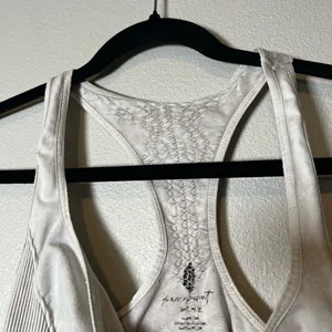 (IR) NWOT Free People Movement Good Karma Long Tank in Vintage Ice Grey thumbnail 6