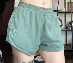 Gymshark Green Sweat Shorts thumbnail 1