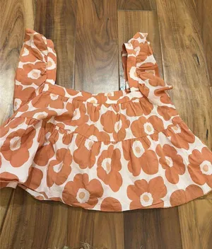 Floral Blouse Orange thumbnail 1