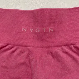 NVGTN Pink Seamless Biker Shorts Size S High Waisted Gym Activewear thumbnail 8