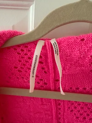 Hot Pink Anthropologie Pink Sweater thumbnail 3