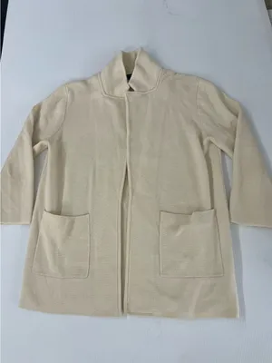 J. Crew 365 Open-Front Long Cardigan 30% merino wool sweater thumbnail 3