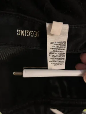 American Eagle Outfitters Women’s Black Solid Jegging Size 14 Regular thumbnail 8