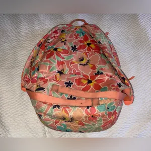 Vera Bradley Floral Cotton Quilted Women's Backpack AS IS thumbnail 2